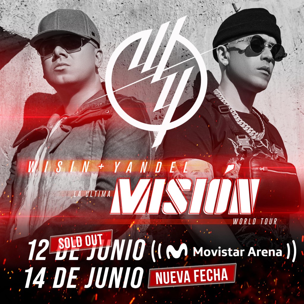 WISIN Y YANDEL AGOTARON EN MENOS DE 4 HORAS ¡NUEVA FUNCION 14 DE JUNIO!